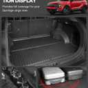 Floor Mats for 2023-2025 2026 Kia Sportage Gas Cargo Mat with Backrest Mat - All Weather Floor Liners Cargo Liner with Seat Back Protector Full Set for Sportage Accessories (Not for Hybrid)