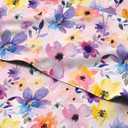 Floral Sheets - Pink Flower Bed Sheet Set - 1 Flat, 1 Fitted & 2 Pillowcases w/ Deep Pockets - Comfy, Cozy, Wrinkle & Fade Free - Boho Botanical Bedding - Soft, Breathable and Cooling - King Size Set