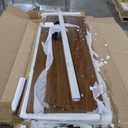 Tribesigns 70.8" L-Shaped Executive Desk with 55" File Cabinet, Large Home Office Computer Desk with Storage Shelves and Cabinet, Modern Business Furniture Set Home Office, Walnut White