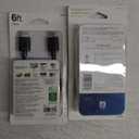 Philips DP to HDMI 6 Ft Cable, paired with a GE 6FT 4k ULTRA HD 6FT cable 2 Pack