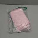 Breling 2 Pcs Christmas Hand Towels Pink Christmas Trees Bathroom Decorative Towels 100% Cotton Absorbent Jacquard Weave Bath Decor Winter Holiday Bathroom Decor Xmas Gifts 13.7''x29.5''