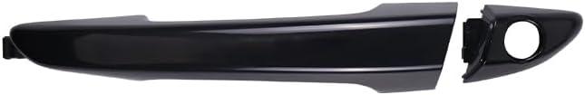 Black Exterior Door Handle Compatible with Hyundai Sonata 2015-2019 (Front Left)