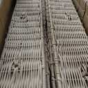 Pinkunn 4 Pcs Nursery Book Shelves 35.4 Inch Rattan Scalloped Floating Bookshelves Wicker Boho Book Shelf for Wall Mounted Decor Nursery Rooms Hanging