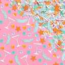 2PACK xo, Fetti Showgirl Confetti  | Bachelorette, Bridal Shower, Party Decorations, Sequins, Vegas, Teal Orange,