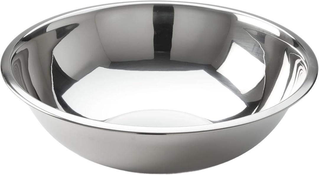 16" Stainless Steel Mixing Bowl - 13-Quart Durable Metal Bowls for Mixing, Large Stainless Steel Bowl