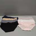 Adorel Teen Girls Underwear Cotton Panties Briefs Solid Color Pack of 8 (11-12 Years)