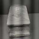 4 Tier Storage Bins with Lids, 23QT Stackable Closet Organizers and Storage with Wheels, Collapsible Storage Boxes, Foldable Plastic Storage Containers for Home,Office, Dorm Room-White