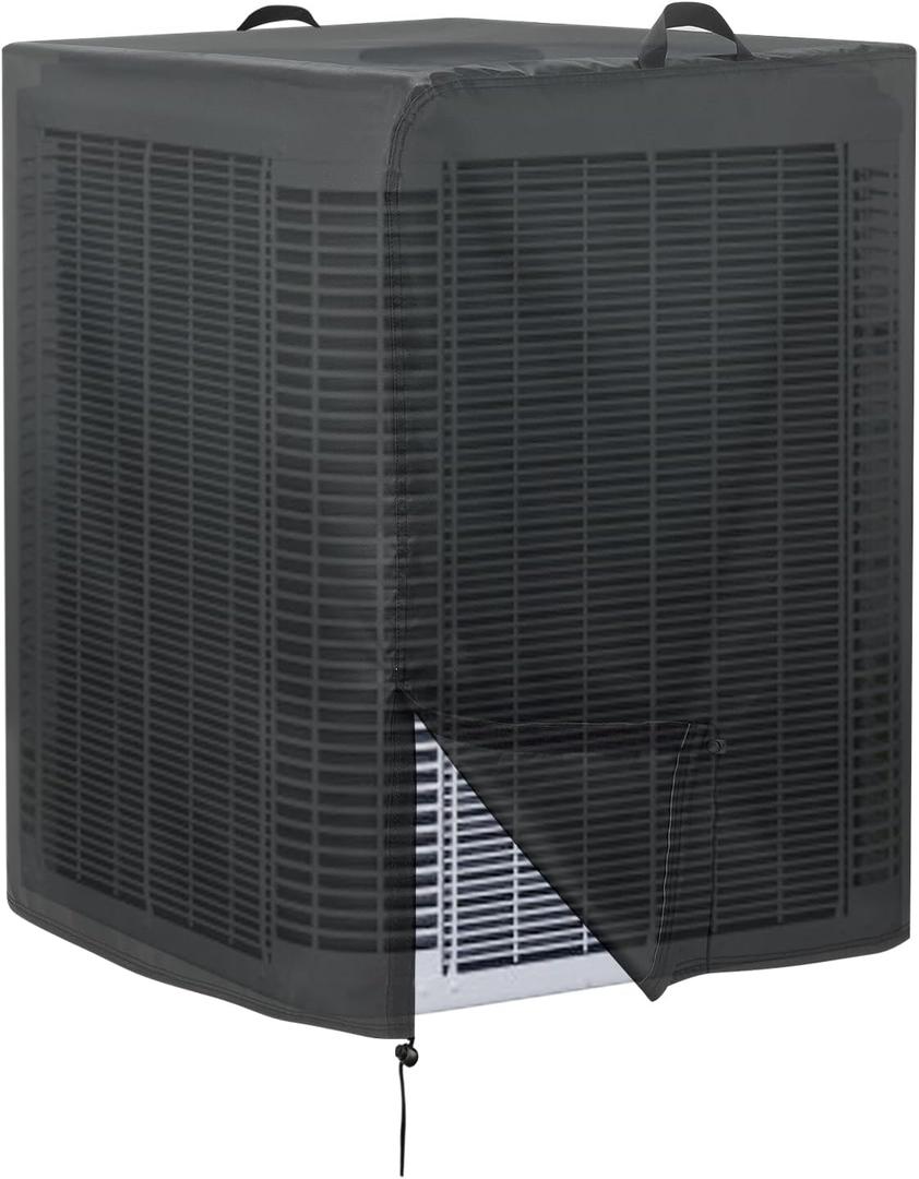 Air Conditioner Cover for Outside Units - Hengme Waterproof AC Cover Square Durable Central Air Conditioner and AC Recharge Generator (32 x 32 x 36 inch) Air Conditioner Cover for Outside Units - Hengme Waterproof AC Cover Square Durable Central Air Conditioner and AC Recharge Generator (32 x 32 x 36 inch)