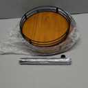 Lazy Susan Turntable Organizer Adjustable - 2 Tier Wood Rotating Spice Rack 12 Inch Lazy Susan for Kitchen Countertop Cabinet Pantry Cupboard Dining Table Bathroom Coffee Bar Home Storage