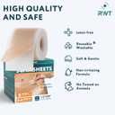 2 x Silicone Scar Tape - 60" x 1.6" Roll - 1.5M, Scar Treatment for Improves Surgical, Keloid, Hypertrophic Scars - Medical Grade Reusable Silicone Scar Sheets (Light)