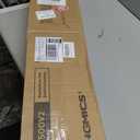 SONGMICS Badminton Net, Height Adjustable Volleyball Net, Pickleball Net for Junior Tennis, Kids, Indoor Outdoor Court, Foldable Nylon Net with Poles 10ft/13ft/16.5ft Wide (Blue)