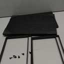 CADUKE Counter Shelf Organizer Set of 2 Kitchen Cabinet Shelves Expandable Countertop Shelves Organizer Wood Cabinet Shelf Black Stackable Storage Rack for Pantry