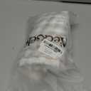 Aeckself Handmae Boho Chenille Tufted Pillow Cover 12x20 Inch, Rectangle Decorative Lumbar Throw Pillow Cover Neutral Pillowcase for Couch Bedroom Living Room, Grey White