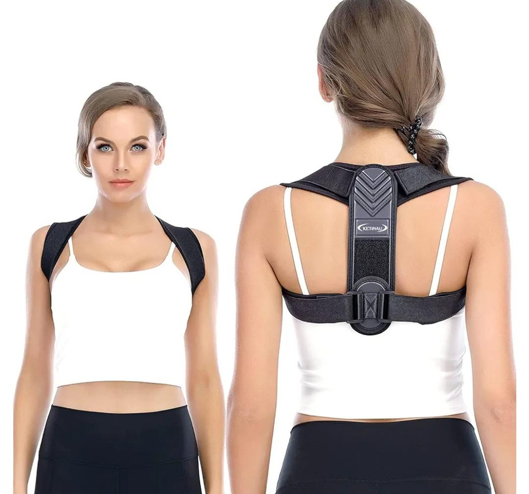 Posture Corrector for Women and Men, Back Brace Adjustable Upper Posture Support, Shoulder Posture Brace,Back Support,Comfortable Back Straightener Support for Clavicle Support