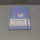 Lined Journal Notebook, 360 Numbered Pages(With page number), Thick Journal for Writing A5 College Ruled Notebook, 100gsm Lined Paper, Leather Hardcover, 5.75'' X 8.38''-1 Pack, Sky Blue