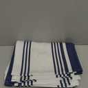 Urban Villa Kitchen Towels 100% Cotton Dish Towels for Kitchen (Set of 6) 20x30 Dish Cloths Highly Absorbent Kitchen Linen Set with Hanging Loop Perfect for Drying Dishes Cleaning Towels-Blue White