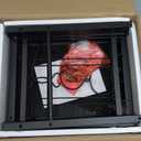 Bar Cart,Home Bar Serving Cart with Storage Shelves, 2 Tier Rolling Beverage Cart with Wheels, Modern Vintage Black Wine Cart with Wine Rack and Glass Holder for Kitchen, Dinning Room, Living Room