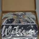 CHDITB Happy Diwali Decoration 3D Front Door Sign(12x12), Indian Festival of Lights Wall Hanging with Rangoli Diyas, Deepavali Themed Door Hanger for Front Door Porch Home Office Party