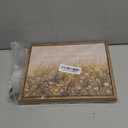 Framed Christian Floral Scripture Canvas Wall Art Wildflower Meadow Bible Verse Wall Decor Picture Isaiah Religious Faith Art Poster Print for Living Room Bedroom Decoration 8x10in