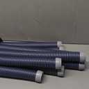 POOLWHALE Professional Swimming Pool Vacuum Cleaner Hose -1.5 8 Piece Hoses, Perfect Vacuum Extension/Replacement - Compatible with all Major Automatic Pool Cleaners (Gray - Blue)