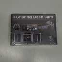 4 Channel 2.5K Dash Cam Front Rear Left Right, 170 Wide Angle Car Dash Camera with 5GHz WiFi & App Control, G-Sensor, Super Night Vision, 24H Parking Monitor, Loop Recording, 64GB SD Card Included