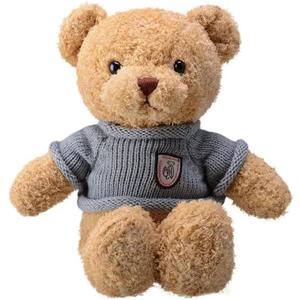 Teddy Bear Stuffed Animals, 11.8 Inches Teddy Bear Plush Toy Birthday Christmas Valentines Day Gift for Kids Girlfriend (Gray)