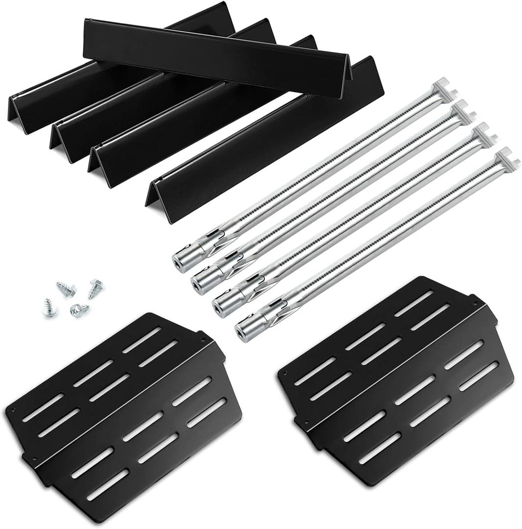 Genesis E-330 Replacement Parts 4 Burners 7621 Flavorizer Bars 65505 Heat Deflector 62752 7620 Parts for Weber Genesis E-310 S-330 EP-330 Grill Part Weber Genesis 300 Sear Burner Tube Front Control