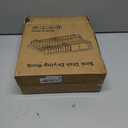 Small Expandable Over The Sink Dish Drying Rack Drainer In Stainless Steel Metal For Kitchen, Counter Space Saving Compact Above Plate Dryer Strainer, Adjustable Hanging Inside Sink Wire Drain Holder (Silver)