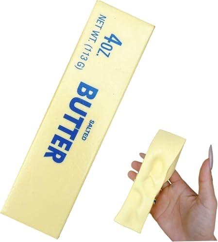 Yellow Cheese Squeeze Toy,Soft Novelty Toy, Rebounding Sensory,Help for Relax,Focus, Sensory Cheese for & Adults, Food Theme Cheese Cubes Squishy Toys,Stress Balls for Adults (﻿Yellow)