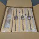 9 IN 1 Bamboo Foil and Plastic Wrap Organizer for Kitchen Drawer, Plastic Bag Organizer Organization and Storage, Food Storage Bag Organizer with Labels for Quart Gallon Snack Sandwich Bag (Natural)