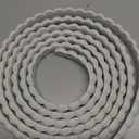 Leinuosen Flexible Molding Trim Peel and Stick for Walls 10ft Decorative Bead Pearl DIY Wall Trim for Bathroom Mirror Frame Border Backsplash Tile Ceiling Cabinet TV Wall Edge(White, 10ft /20 mm)