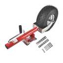 Beach Boat Swivel Trailer Tongue Jack 13.38in Heavy-Duty Wheel 2000 lbs