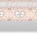 Emopeak Mother's Day Decorations Tablecloth 54 x 108, Supplies Disposable Rectangular Tablecloth The Best Mother's Table Party Decoration for My Mother's Party