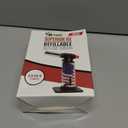 Jo Chef Butane Torch Lighter, Cooking Torch - Refillable Adjustable Flame Lighter with Safety Lock for BBQ, Baking, Brulee Creme, DIY, Crafts and Soldering