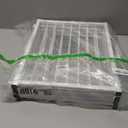 Freestanding Short Dog Gate, 16.5" Tall Small Pet Gate Easily Step Over, Metal Foldable Pet Gate, Up to 51" Wide Puppy Fence, Gate for Stairs and Doorways, Indoor, Outdoor Use, No Drill Pressure Mount