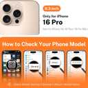 for iPhone 16 Pro Case: with 360 Spin Magnetic Stand, Camera Control Button, Fit for MagSafe, Military Drop Protection Slim Protective Phone Cover for 16Pro with Ring Kickstand, 6.3", Desert