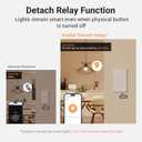 SONOFF Zigbee Smart Light Switch, Required SONOFF Zigbee Hub, Interruptor Inteligente, Smart Switch No Neutral or with Neutral, Voice Control with Alexa Google Home, Zigbee Switch ZBM5-3C-120W