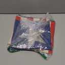 JOOCAR 4th of July Pillow Covers 26x26 Inch Set of 2 American Flag Stars and Stripes Throw Pillow Cases Patriotic Independence Day Cushion Covers for Sofa Couch Bed (Red Blue White)