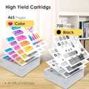 64XL Ink Cartridge Combo Pack Replacement for HP 64 Ink Cartridges Black and Color Combo Pack Compatible for HP 64 Ink Fits for HP Envy Photo 7855 7858 7155 7120 7800 6252 6255 7158 7100 Tango Printer