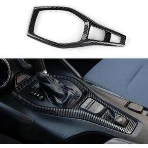Car Gear Shift Control Panel Sticker ABS Carbon Fiber Decal Interior Trim Cover for Chevrolet Camaro 2016 2017 2018 2019 2020 2021 2022 2023 2024 Accessories