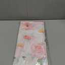 3 Pcs Spring Floral Tablecloth, Pink Wildflower Plastic Disposable Tablecloth Rectangle Table Covers for Easter, Birthday, Wedding, Baby Shower, Tea Party and Mothers Day Decorations,54 x 108 Inch