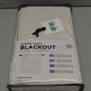 100% Blackout Shield Blackout Curtains for Bedroom 84 Inches Long, Back Tab/Rod Pocket Living Room Drapes, Thermal Insulated Blackout Curtains 2 Panels Set, 50" W x 84" L, Cream