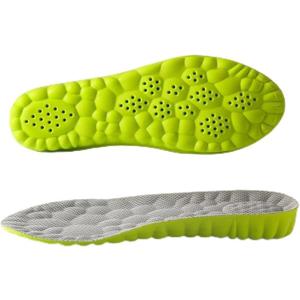 Height Increase Insoles for Men Wowen-4D Cloud Technology Insole-Super Soft Comfort Elevator Insoles, Memory Foam Heel Lift Inserts (Green, Lift 2.5CM/Men: US 8-12)