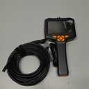 50FT Borescope Camera with Light, 4.3‘’ Endoscope with 8 Adjust Lights, 1080P Inspection Camera with Semi-Rigid Cable, IP67 Waterproof Bore Scope for HVAC Inspection, Cool Gadgets for Men
