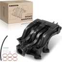 A-Premium [V6 4.0L] Engine Upper Intake Manifold Assembly W/Valve & Gasket Compatible with Ford Explorer 2004-2010, Explorer Sport Trac 2007-2010 & Mercury Mountaineer 2004-2010