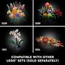LEGO Botanicals Artificial Wildflower Bouquet - Fake Indoor Flowers Building Set for Home, Kitchen, Desk Decoration, Adults Ages 18+ - Gift for Birthdays - 10313