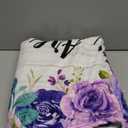 Christian/Religious/Inspirational/Spiritual Birthday Gifts for Women, Baptism Gifts for Girl, Religious Gifts for Mom Sister Friend, Purple Blanket, Christian Throw Blanket 50" x 60"