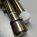 1 1/8 Inch Diameter Curtain Rods 72 to 144 Inches(6-12ft), Telescoping Heavy Duty Large Drapery Rod with Adjustable Aluminum Alloy Bracket, Solid End Caps for Windows Patio Decoration, Antique Bronze