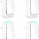 Plug In Air Ionizers - Negative Ion Technology Air Purifier - Quiet Operation Air Freshener for Home, Bedroom, Office, Garage Room - Portable Air Purifiers Odor,Pets Smell - Air Cleaner White (4 Pack）