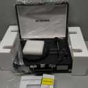 Vinyl Record Player 3-Speed Bluetooth Portable Suitcase Belt-Driven Record Player with 2 Built-in Stereo Speakers Vinyl Vintage Turntable Phonograph Records Player with RCA Line Out, AUX Out (Black)